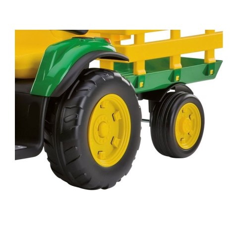Traktor Na akumulator Peg Perego John Deere Power Pull z Przyczepą Traktor Na akumulator Peg Perego John Deere Power Pull z Przyczepą
