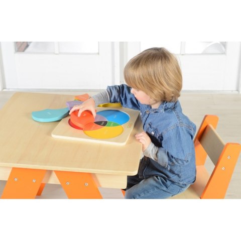 Drewniana Tablica Edukacyjna Mieszanie Kolorów Masterkidz Montessori