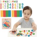 CLASSIC WORLD Gra Matematyczna Cyfry Znaki Działań Matematycznych Zegar MONTESSORI 67 el.