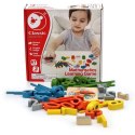 CLASSIC WORLD Gra Matematyczna Cyfry Znaki Działań Matematycznych Zegar MONTESSORI 67 el.