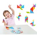 TOOKY TOY Drewniane Puzzle Tangram Układanka