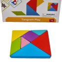 TOOKY TOY Drewniane Puzzle Tangram Układanka