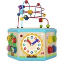 TOOKY TOY Interaktywny Drewniany Sześciokąt Montessori Otwierane Pudełko