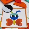 WOOPIE GREEN Drewniana Układanka Montessori 40 Wzorów do Odtworzenia 55 el. Certyfikat FSC