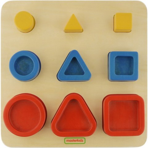 Sorter Kształtów Klocki Geometryczne Masterkidz Montessori