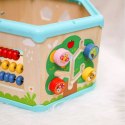 TOOKY TOY Interaktywny Drewniany Sześciokąt Montessori Otwierane Pudełko