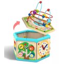 TOOKY TOY Interaktywny Drewniany Sześciokąt Montessori Otwierane Pudełko