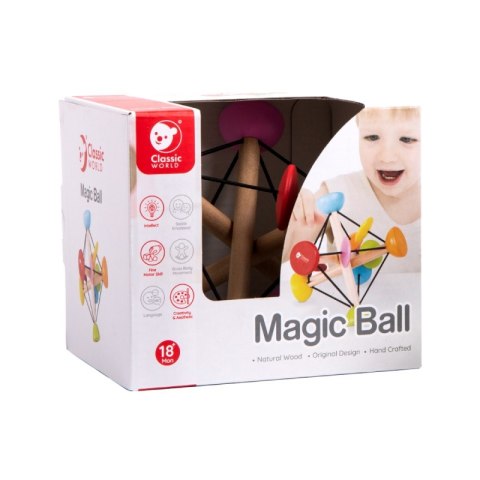CLASSIC WORLD Sensoryczna Edukacyjna Magiczna Piłka Cząstka Atomu
