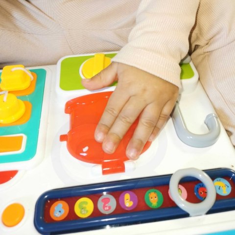 WOOPIE Tablica Manipulacyjna Kuchnia Zegar z Efektami Dźwiękowymi i Świetlnymi Montessori