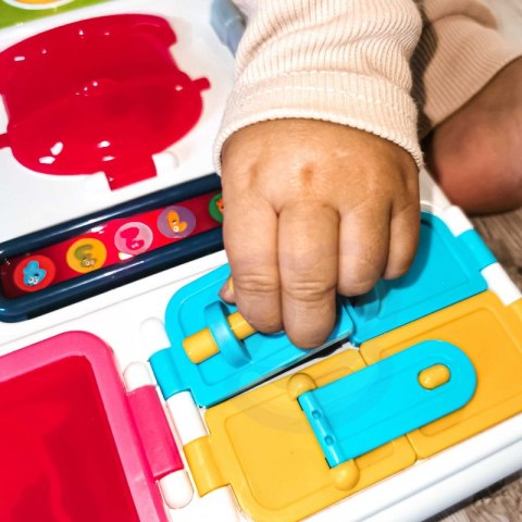 WOOPIE Tablica Manipulacyjna Kuchnia Zegar z Efektami Dźwiękowymi i Świetlnymi Montessori