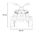 24v 2x200w Quad na akumulator Maverick ATV Niebieski