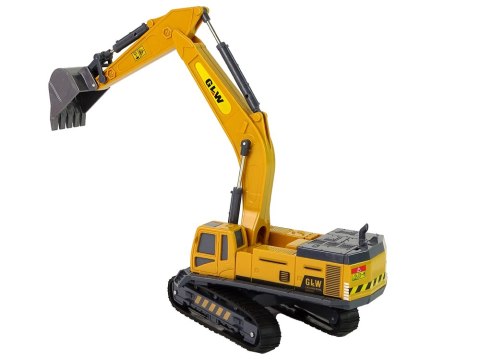 Pojazd Budowlany Żółty Koparka Gąsienica 1:55
