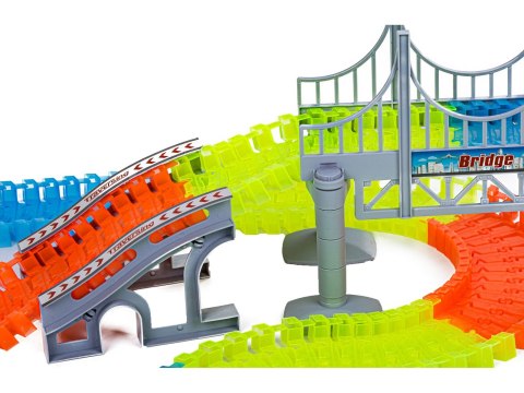 Kolorowy Tor Samochodowy Wyścigowy 360 El 2 Auta