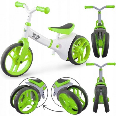 Rowerek biegowy Konig - zielony