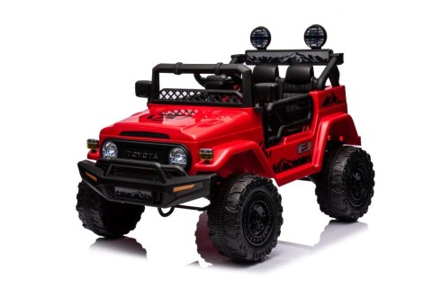 Bluetooth samochód jeep Auto Na Akumulator Toyota FJ Czerwone 4x4