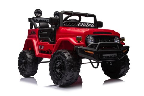 Bluetooth samochód jeep Auto Na Akumulator Toyota FJ Czerwone 4x4