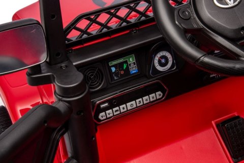 Bluetooth samochód jeep Auto Na Akumulator Toyota FJ Czerwone 4x4