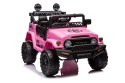 Bluetooth samochód jeep Auto Na Akumulator Toyota FJ Różowe 4x4