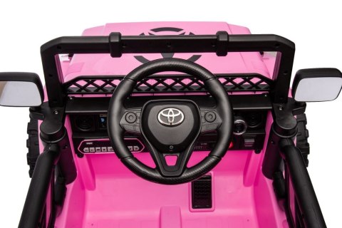 Bluetooth samochód jeep Auto Na Akumulator Toyota FJ Różowe 4x4