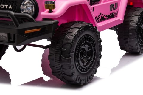 Bluetooth samochód jeep Auto Na Akumulator Toyota FJ Różowe 4x4