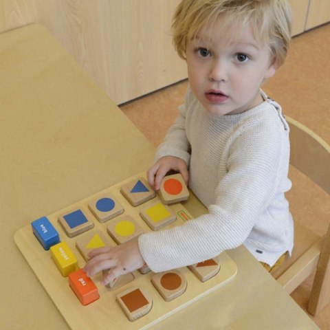 MASTERKIDZ Tablica Edukacyjna Sorter Kształty i Kolory MASTERKIDZ Tablica Edukacyjna Sorter Kształty i Kolory