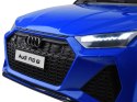 +Pilot +12V +SKÓRA +Koła EVA Auto na akumulator AUDI RS 6 dla dzieci