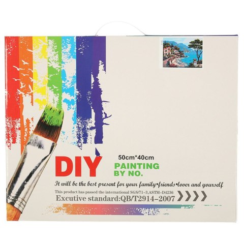 Obraz malowanie po numerach 50x40cm wybrzeże