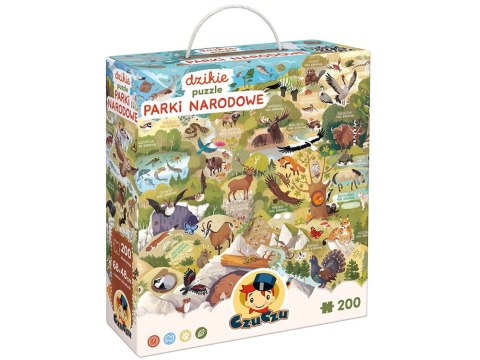 CzuCzu Dzikie puzzle Parki Narodowe 200 el. ZA4855