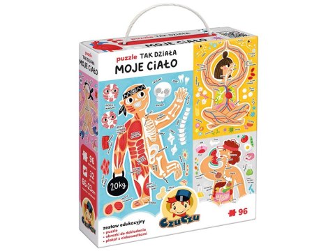 CzuCzu Puzzle Tak działa Moje Ciało 96 el. ZA4853