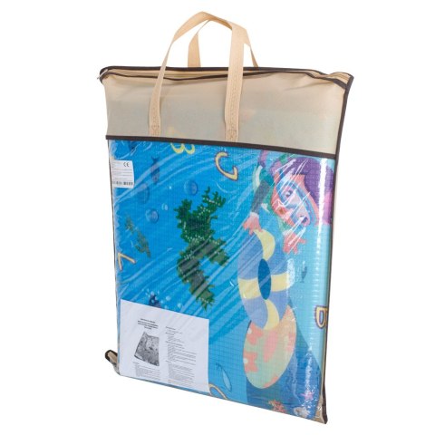 Mata Edukacyjna piankowa dwustronna morski świat 190x170cm