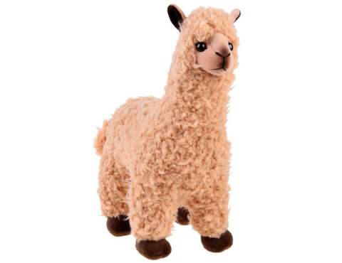 Maskotka Lama Alpaka kamelowa strojąca 30cm 13989