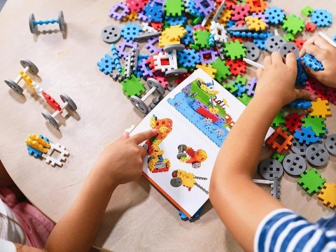 Klocki Waffle mini 300-ele.w Konstruktor ZA4893