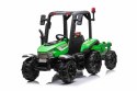 2x200W 24V Traktor na akumulator BLAST Z Przyczepką Niebieski Zielony
