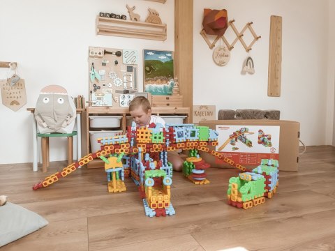 Klocki Dworzec kolejowy 433-elementy karton ZA4897