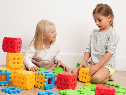 Klocki Dworzec kolejowy 433-elementy karton ZA4897