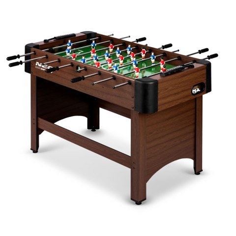Stół do gry w piłkarzyki Neosport 118x61x79 cm NS-804 ciemny brąz Stół do gry w piłkarzyki Neosport 118x61x79 cm NS-804 ciemny brąz