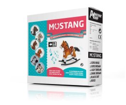 Koń na biegunach bujak Mustang Beige