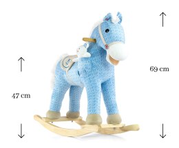 Koń na biegunach bujak Pony Blue
