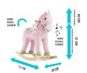 Koń na biegunach bujak Pony Pink