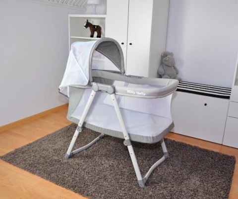 składane Łóżeczko / Kołyska Jane Beige +MOSKITIERA +poszycie wymienne