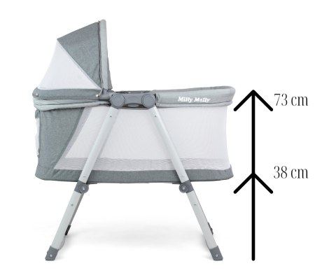 składane  Łóżeczko / Kołyska Jane Pink