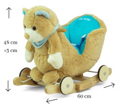 Miś  koń na biegunach bujaczek konik Polly - Blue Bear
