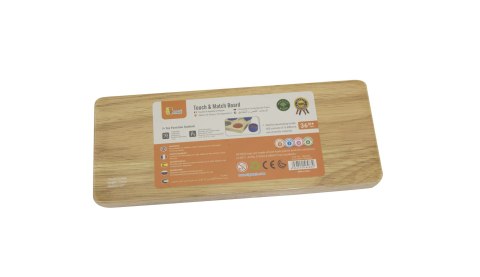 Viga 58483 Zestaw sensoryczny - dotknij i dopasuj klocki drewniane