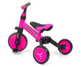 Rowerek 3w1 Optimus rower biegowy na pedały   Pink