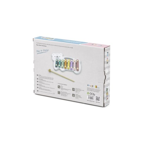 Viga 44026 PolarB Cymbałki z Misiem drewniane dla dzieci