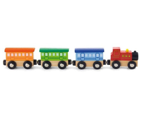 Viga 50819 Pociąg magnetyczny classic drewniane klocki