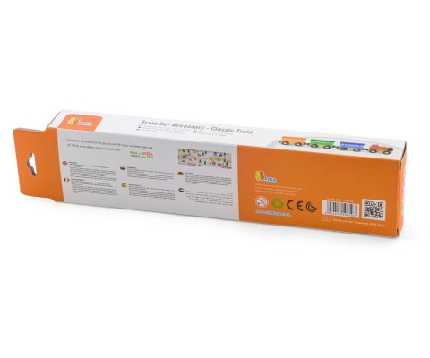 Viga 50819 Pociąg magnetyczny classic drewniane klocki