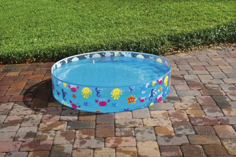 Bestway 55028 BASENIK ROZPOROWY PRZEŹROCZYSTY ŻYJĄTKA MORSKIE FILL 'N FUN 122cm x 25cm
