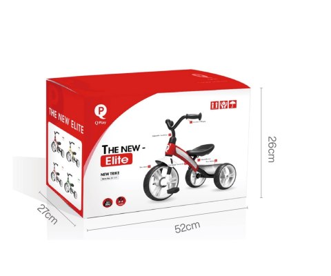 Qplay Rowerek Trójkołowy Elite Red Qplay Rowerek Trójkołowy Elite Red