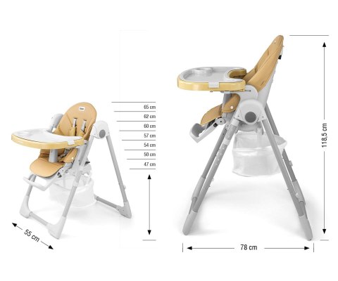 Krzesełko do karmienia Bueno Beige